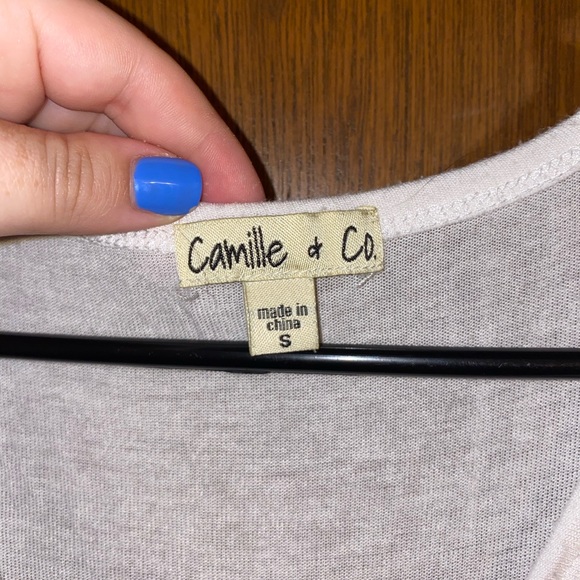 white see through tank with pocket - Picture 3 of 3